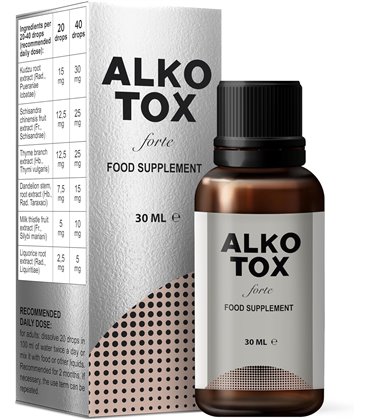Naturalny kompleks ziołowy Alkotox